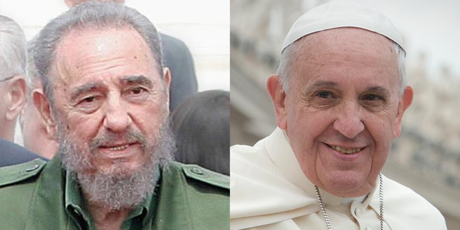Fidel Castro e papa Francesco